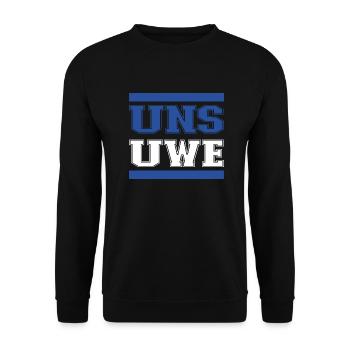 Uns Uwe Hamburg Erinnerung - Sweat-shirt Unisexe - noir - Devant - Alina (178cm) & Michal (187cm)