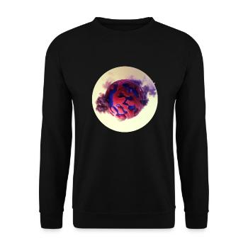 Purple Earth - Unisex Pullover - Schwarz - Vorne - Alina (178cm) & Michal (187cm)