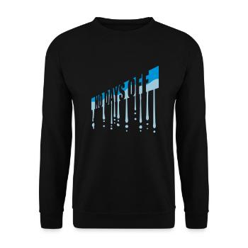 pas de jours de congé devis - Sweat-shirt Unisexe - noir - Devant - Alina (178cm) & Michal (187cm)