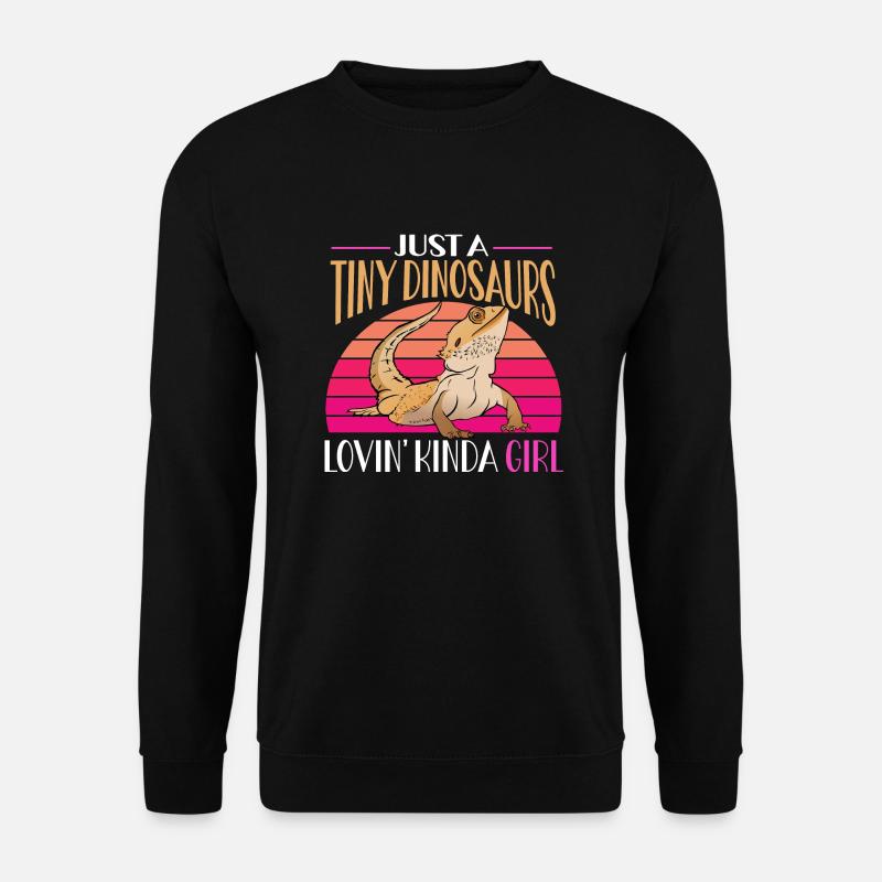 Bearded Dragon Lizard Reptile Herpetologist - Unisex Sweatshirt - black