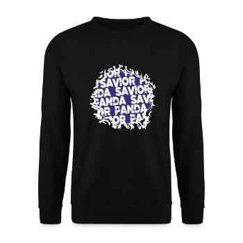 coati birthday present funny humor - Unisex Pullover - Schwarz - Vorne - Alina (178cm) & Michal (187cm)
