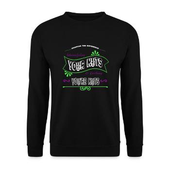 books coffee awesome bday book keeper gift comics - Unisex Pullover - Schwarz - Vorne - Alina (178cm) & Michal (187cm)