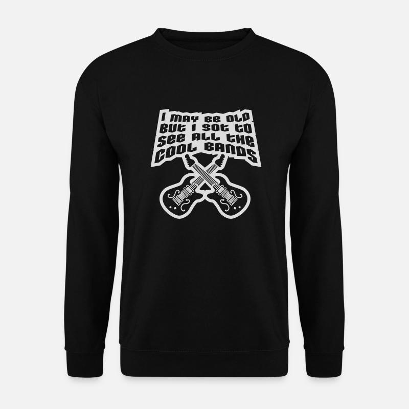 I may be old - Unisex Pullover - Schwarz