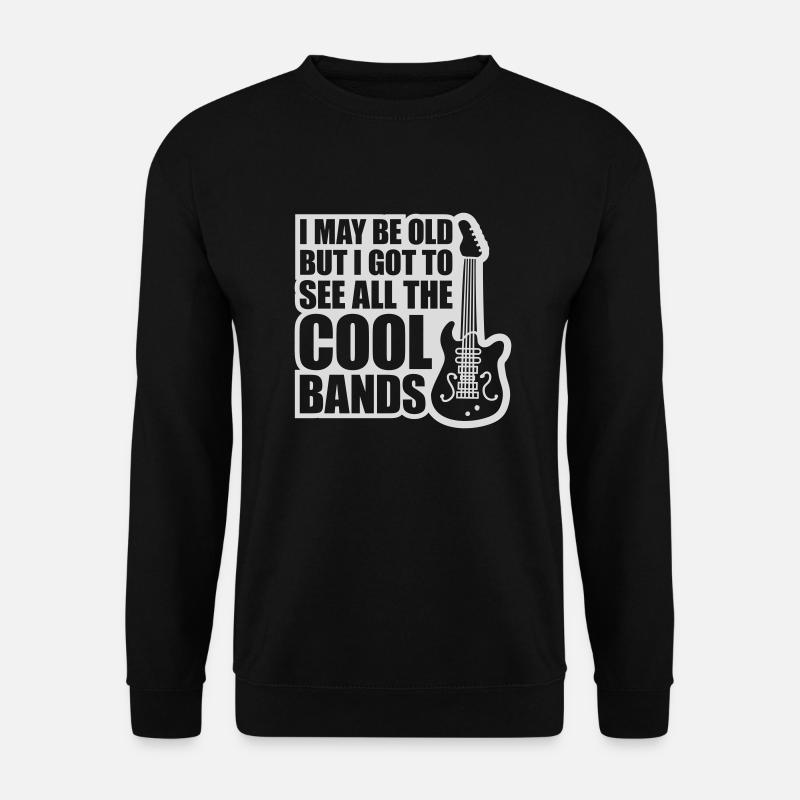 I may be old - Unisex Sweatshirt - black