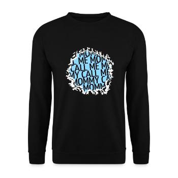 Déclaration de plage adoptée Idée cadeau Bitcoins Love - Sweat-shirt Unisexe - noir - Devant - Alina (178cm) & Michal (187cm)