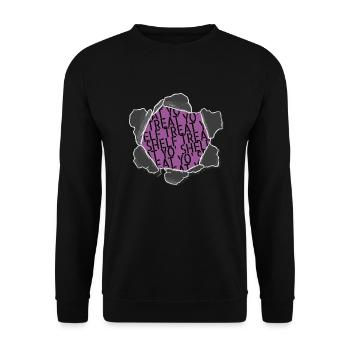 mieux génial un temps bday déclaration comptable - Sweat-shirt Unisexe - noir - Devant - Alina (178cm) & Michal (187cm)
