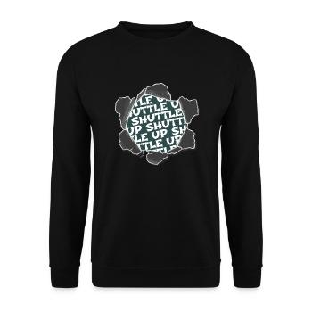 night sky funny sayings space travel present geek - Unisex Pullover - Schwarz - Vorne - Alina (178cm) & Michal (187cm)