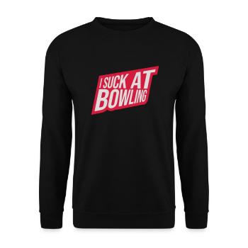 Je suis nul au bowling - Sweat-shirt Unisexe - noir - Devant - Alina (178cm) & Michal (187cm)