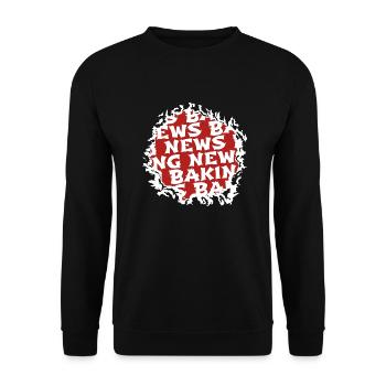 Chef Grillmaster Chef Funny Geek Bake - Unisex Sweatshirt - black - Front - Alina (178cm) & Michal (187cm)