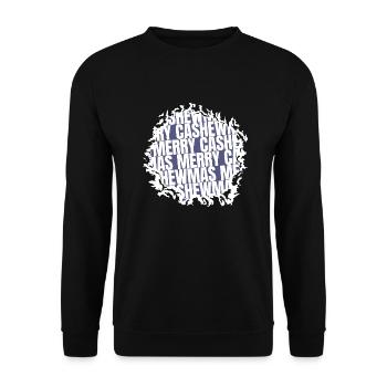 funny computer birthday present idea gift humor - Unisex Sweatshirt - black - Front - Alina (178cm) & Michal (187cm)