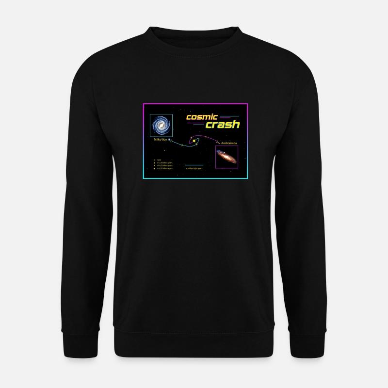 cosmic crash - Unisex Pullover - Schwarz