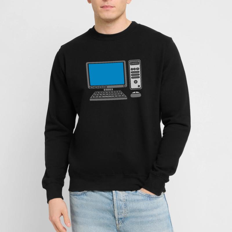 Keyboard Mouse Screen Computer Unisex Sweatshirt