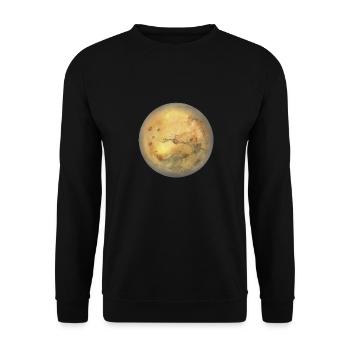 Planet Mars - Unisex Pullover - Schwarz - Vorne - Alina (178cm) & Michal (187cm)