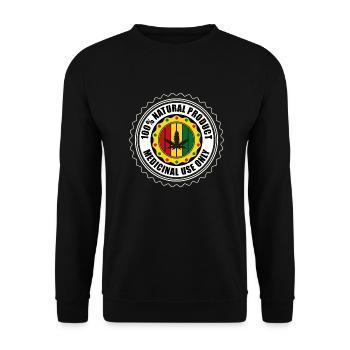 Cannabis - Sweat-shirt Unisexe - noir - Devant - Alina (178cm) & Michal (187cm)