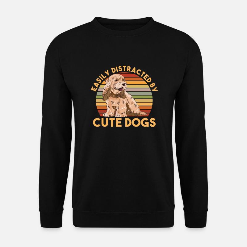 Cockapoo Dog - Unisex Sweatshirt - black