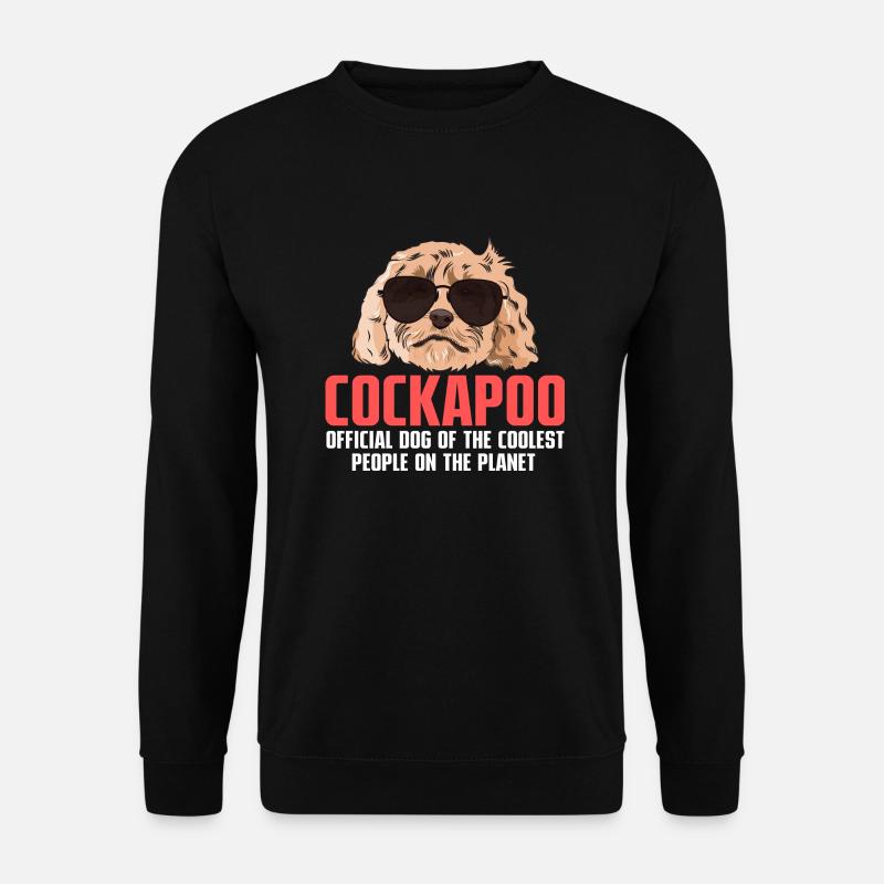 Cockapoo Dog - Unisex Sweatshirt - black
