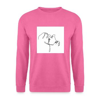 Kissing Connect - Unisex Pullover - Pink - Vorne