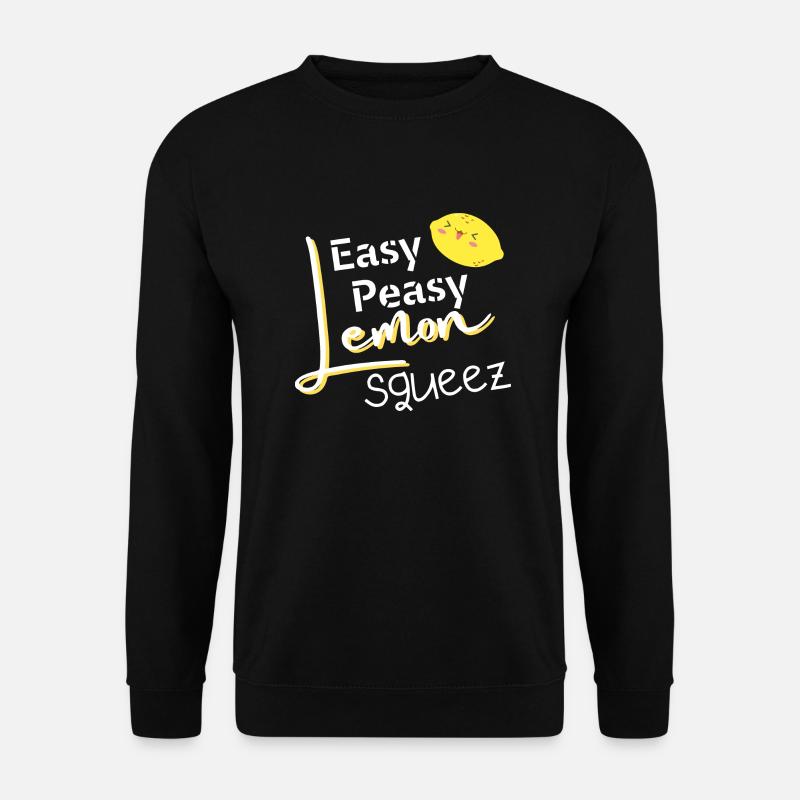 Easy Peasy Zitrone Squeezy - Unisex Pullover - Schwarz