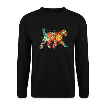 Riesenschnauzer Schnauzer Hund Hundebesitzer Hunde - Unisex Pullover - Schwarz - Vorne - Alina (178cm) & Michal (187cm)