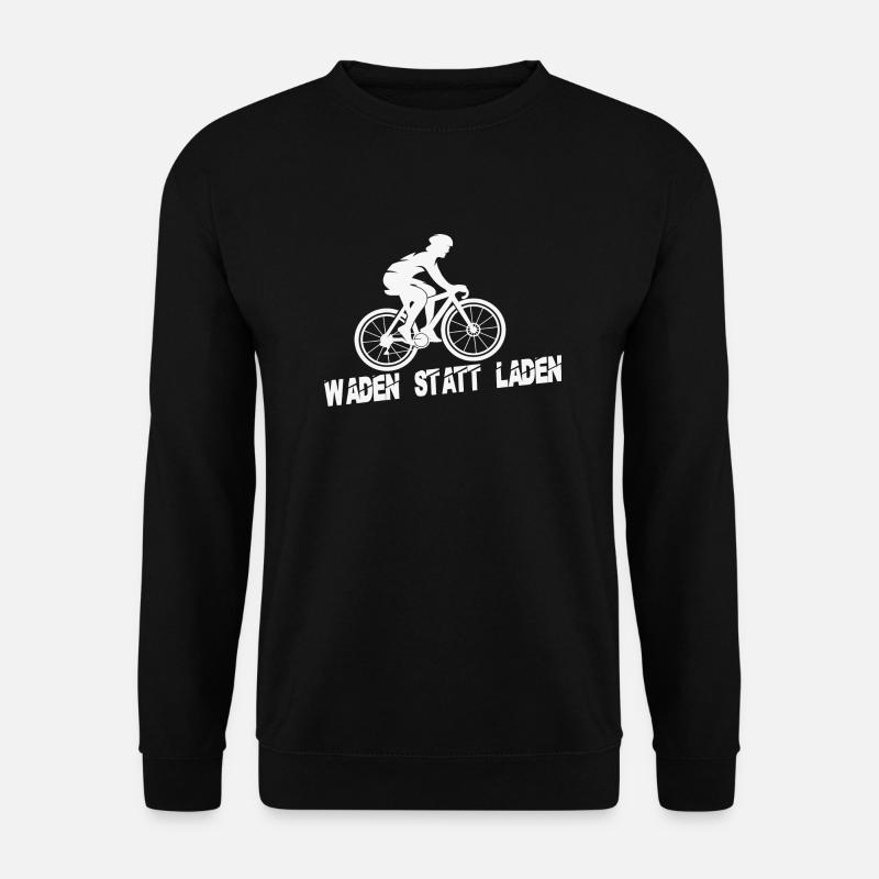 Waden statt laden - Unisex Pullover - Schwarz
