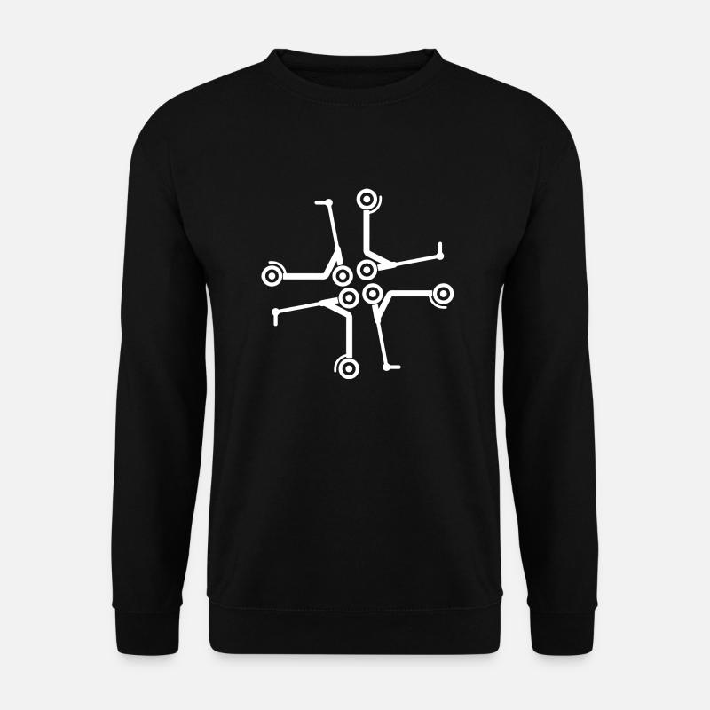 E-Scooter E-Roller Scooter - Unisex Pullover - Schwarz
