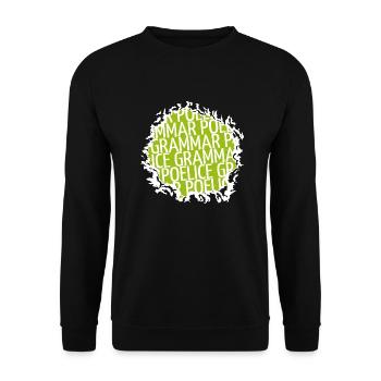 book connoisseur readers book lover bibliophile - Unisex Pullover - Schwarz - Vorne - Alina (178cm) & Michal (187cm)