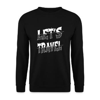 Partenaires Camping Idée cadeau Cadeau Cadeau Anniversaire Acheter - Sweat-shirt Unisexe - noir - Devant - Alina (178cm) & Michal (187cm)