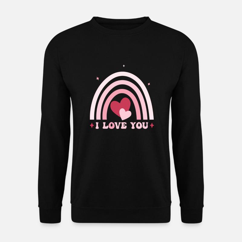 Valentine #AllaHjärtansDag - Liebe - Unisex Pullover - Schwarz
