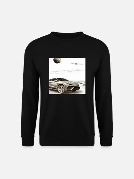 SUV on the beach - Unisex Sweatshirt - black