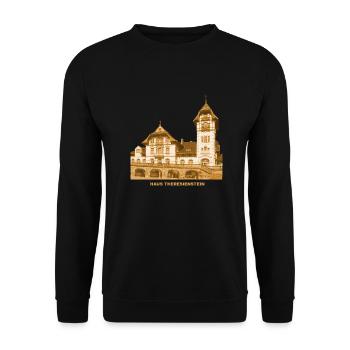 Hof Saale Theresienstein Design Franken Bayern - Sweat-shirt Unisexe - noir - Devant - Alina (178cm) & Michal (187cm)