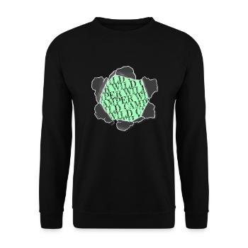 drôle citation dictons camping citation idée présente - Sweat-shirt Unisexe - noir - Devant - Alina (178cm) & Michal (187cm)