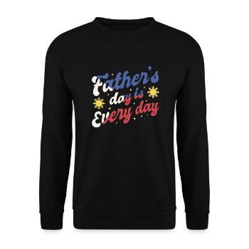 Philippines Filipino Father Dad Daddy I Gift - Unisex Sweatshirt - black - Front - Alina (178cm) & Michal (187cm)