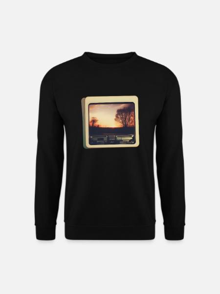 Nostalgischer Horizont - Unisex Pullover - Schwarz