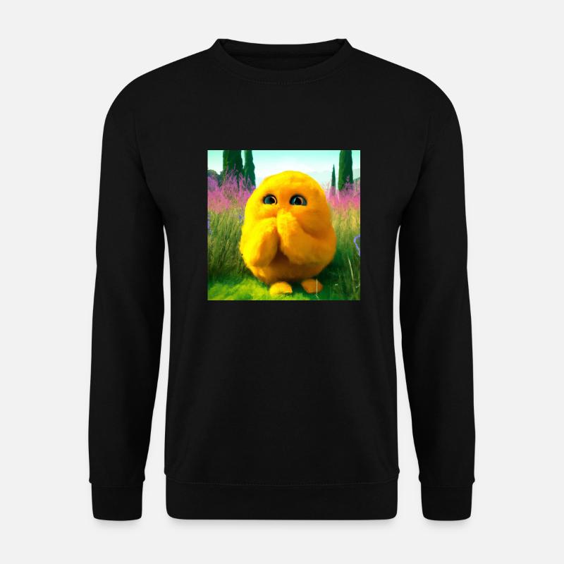 surprising cuddle - Unisex Sweatshirt - black