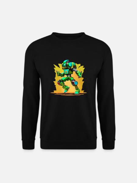 robo dance - Unisex Pullover - Schwarz