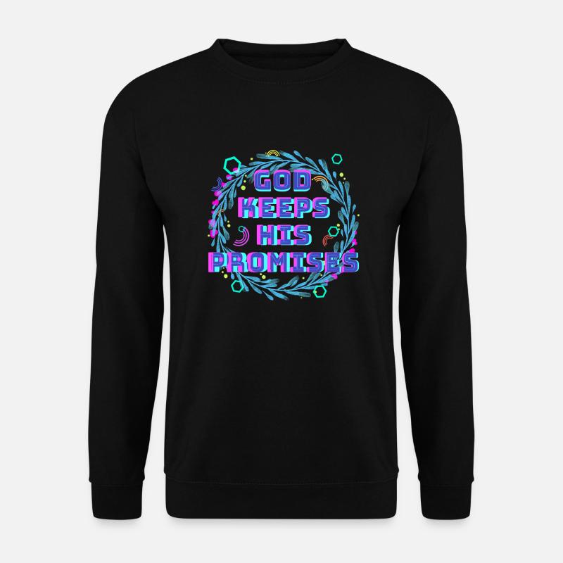God Keeps His Promises 2 - Unisex Sweatshirt - black