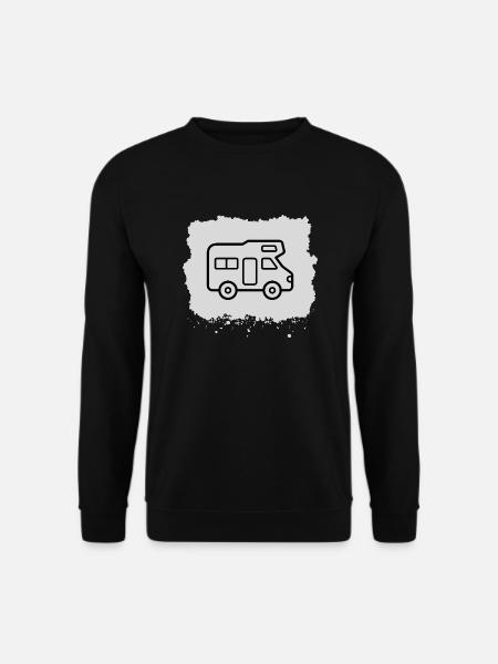 Motorhome Camping Camper Campsite - Unisex Sweatshirt - black