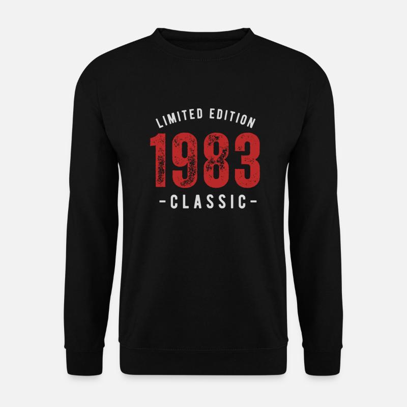 Geburtsdatum 1983 - Unisex Pullover - Schwarz