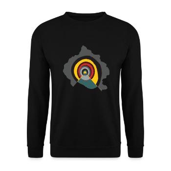 Astral portal - Unisex Sweatshirt - black - Front - Alina (178cm) & Michal (187cm)