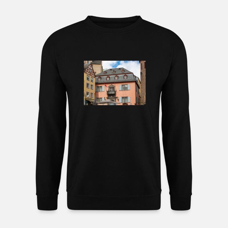 St. Martin Kirche, Cochem Rhein - Unisex Pullover - Schwarz