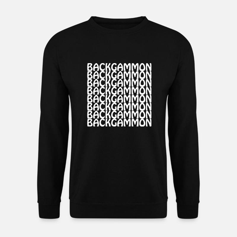 Boardgame Chess Backgammon Game Night - Unisex Sweatshirt - black