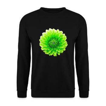 Fleur - Sweat-shirt Unisexe - noir - Devant - Alina (178cm) & Michal (187cm)