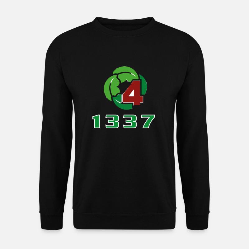 4Chan 1337 - Unisex Pullover - Schwarz