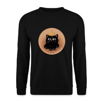Princess - Unisex Sweatshirt - black - Front - Alina (178cm) & Michal (187cm)