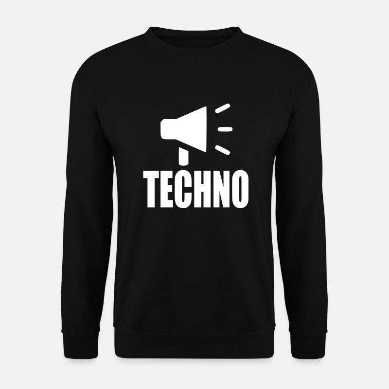 Techno - Unisex Sweatshirt - black