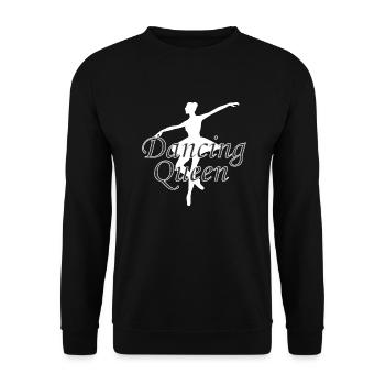 Danse Musique de danse - Sweat-shirt Unisexe - noir - Devant - Alina (178cm) & Michal (187cm)