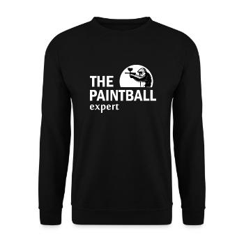 Paintball Airsoft - Unisex Sweatshirt - black - Front - Alina (178cm) & Michal (187cm)