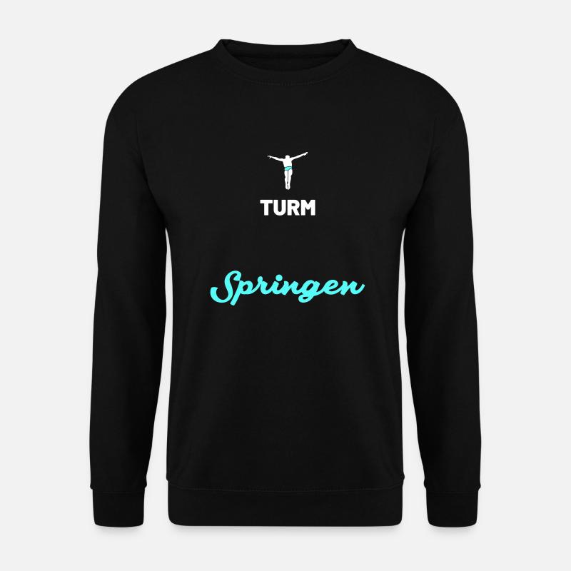 Turmspringen Springer - Unisex Pullover - Schwarz