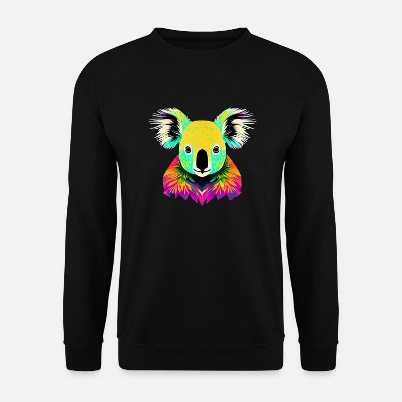 Koala - Unisex Pullover - Schwarz