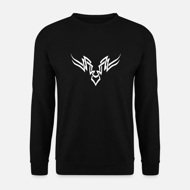Tribal 4 weiß - Unisex Pullover - Schwarz